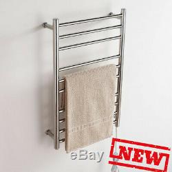 10 Bar Electric Heated Towel Warmer Rack Rail Drying Hanger Holder