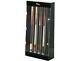10 Pool Cue Wall Display Case Rack Billiards with FREE Shipping