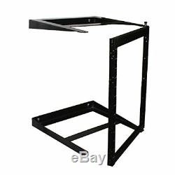 12U 19 Inch Swing Out Open Frame Wall Rack Mount for Network and Audio Equipment