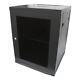 12U 19 inch Wall Mount Server Rack Cabinet with Tempered Glass Door (WxDxH) 550x