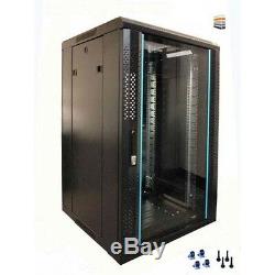 12U Server Rack cabinet 600 (W) x 600 (D) x 634 (H) Flat Pack Free Standing