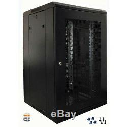 12U Server Rack cabinet 600 (W) x 600 (D) x 634 (H) Flat Pack Free Standing