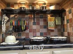 150cm Wide Wall Mounted Pan Rack For Aga/rayburn Stoves