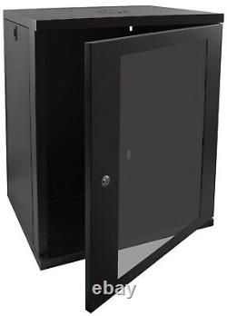 18u 550mm Deep 19 Wall Mounted Data Cabinet Rack for Panel, Switch and PDU's