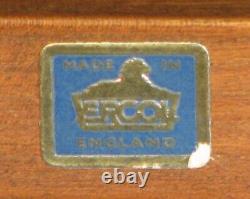 1960s Ercol Windsor Solid Elm Small Hanging Plate Rack Shelves In Light Finish