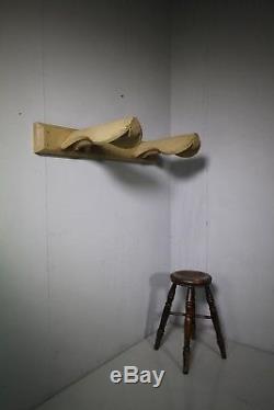 19th C Antique Wall Mounted Saddle Rack in Original Paint