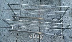 1 out of 2 Vintage Art Deco Metal Wall Mounted Coat Hat Rack 1945/55