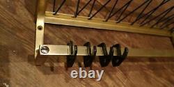 1 out of 2 Vintage Metal Mid-Century Wall Mounted Coat Hat Rack