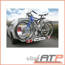 1x Eufab Bike Two Rear Towbar Carrier Rack 2 Bicycles 11411 + Wall Mount Hanger