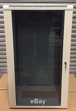 20U Network Data Comms Cabinet Rack Wall Mounted With Keys