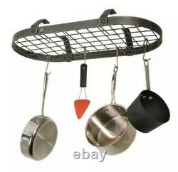 29 x 14 Low Ceiling Oval Hanging Pot Rack