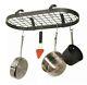29 x 14 Low Ceiling Oval Hanging Pot Rack