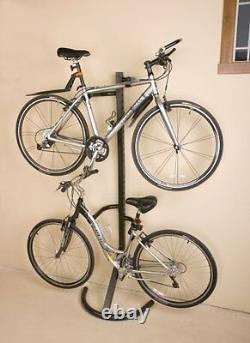 2 Bike Free Standing Rack Stand Can Also Be Mounted On The Wall By
