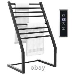 2-in-1 Towel Warmer Rack Freestanding & Wall Mounted Towel Heater with LED Display