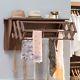 36 Wide Laundry Room Wall Mount Expanding Drying Rack Clothes Dryer Air Dry