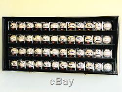 4 Baseball Bat & Ball Cabinet Display Case Wall Mount Bat Rack Cube Display