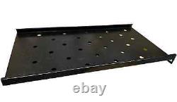 6U 450mm 19 Black Network Data Centre Cabinet Wall Mounted Mountable Rack PDU