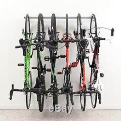 6 Bike Rack Storage Bicycle Stand Garage Hanger Wall Mount Floor Holder Cycling
