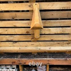 8 x Wooden Saddle Rack/Stand-Handmade Rustic Wall mounted Stable Tack Room Kit