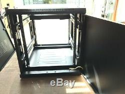 9U RACK/Cabinet With Thermostat, wall mounted, Brand New