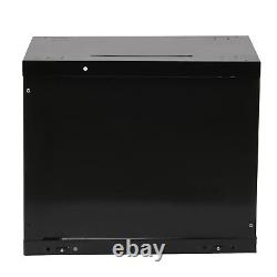 9U Server Cabinet Enclosure Rack Wall Mounted Server Data Cabinet 600450500mm