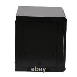 9U Server Cabinet Enclosure Rack Wall Mounted Server Data Cabinet 600450500mm