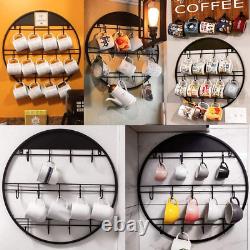 AJART Coffee Mug Rack (22.8/13 Hooks) Large Organizers and Storage Coffee Mug H