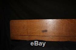 A Vintage French Wooden Coat / Hat Rack Large Wall Hanging Unit (mr25)