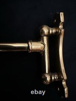 Antique Brass Wall Mounted Swivel Towel Rail Holder Bathroom weigh 470g