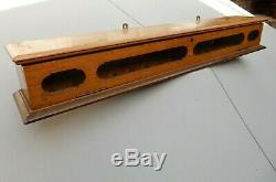 Antique/Vintage Wooden Snooker/Billiard Ball Holder (Wall Mounted Display Box)