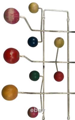Authentic Original Herman Miller Hang it All Rack by Charles Ray Eames. 1950s