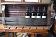 Barn wood Wine rack with Tin backing and Whiskey staves