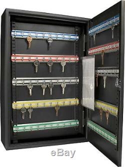 Big Large Key Safe 200 Hooks Lock Box Cabinet Rack Holder Storage Wall Mount