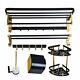 Black Gold Bathroom Accessories Towel / Toilet Paper / Brush and Clothes racK