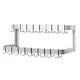 CMI 72 Wall Mounted Commercial Stainless Steel Double Line Pot Rack