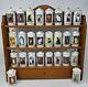 COMPLETE SET of 24 Lenox Cats of Distinction Spice Jars And Display Rack 1995