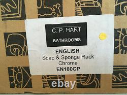CP HART London BNWT English Soap & Sponge rack part no EN180CP in chrome