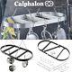 Calphalon Stainless Steel Oval Pot Rack w Hooks / Ceiling Hang 18 x 36 NEW
