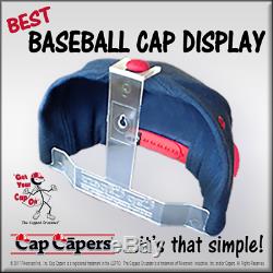 Cap Rack, Hat Rack, Baseball Cap Display, Ball Cap Storage Organizer, Cap Holder