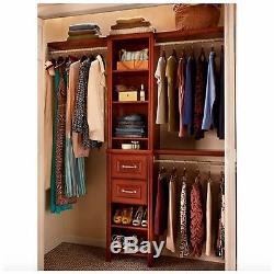 ClosetMaid Closet Organizer System Kit Storage Rack Hanging Shelves Bins Boxes