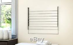 Clothes Drying Rack Stainless Steel Wall Mounted Folding Adjustable Collapsible