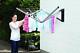 Clothesline Wall Mounted Airer Drying Rack Clothes Line Metal Dryer Airers New