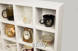 Coffee mug shelves, Tea cup shelf, Mug cubby, Wall mounted shelves, Mug wall shelf