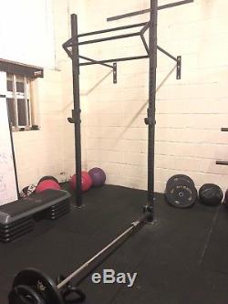 Crossfit Wall Mounted Rig Pull Up Squat Rack Wolverson Fitness