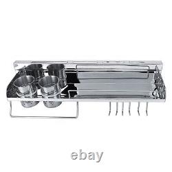 Cutlery Drain Rack Kitchen Wall Mount Stainless Steel Drying Rack For Kitchen