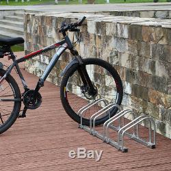 Cycle Bicycle Bike Parking Rack Floor Stand Steel Pipe Storage Wall Mount Holder