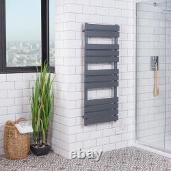 Designer Bathroom Flat Panel Sand Grey Electric Heated Towel Rail Radiator Rad