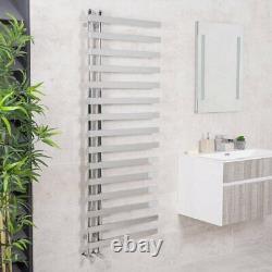 Designer Bathroom Heater Square Towel Rail Radiator Ladder 1600 x 600 mm Chrome