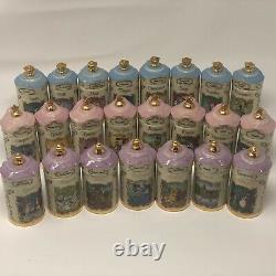 Disney Lenox Spice Canisters With Wooden display Rack
