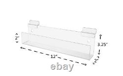 Display Rack Slatwall Wall Mount 12 Invisible Floating Effect Qty 24